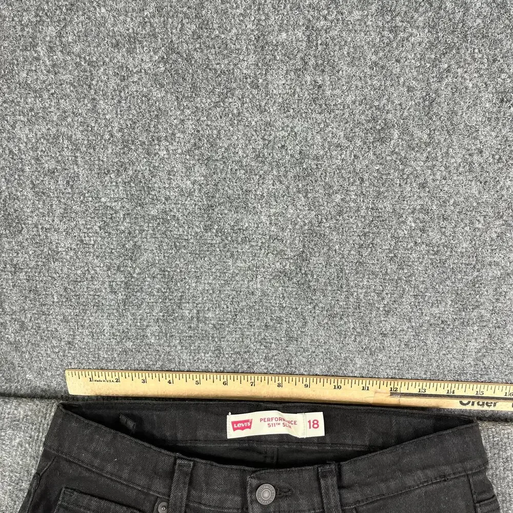 Levis Jeans Mens Size‎ 29x31 Performance 511 Black Slim Straight Stretch Pants